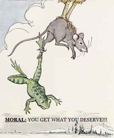 The Frog and the Mouse Moral