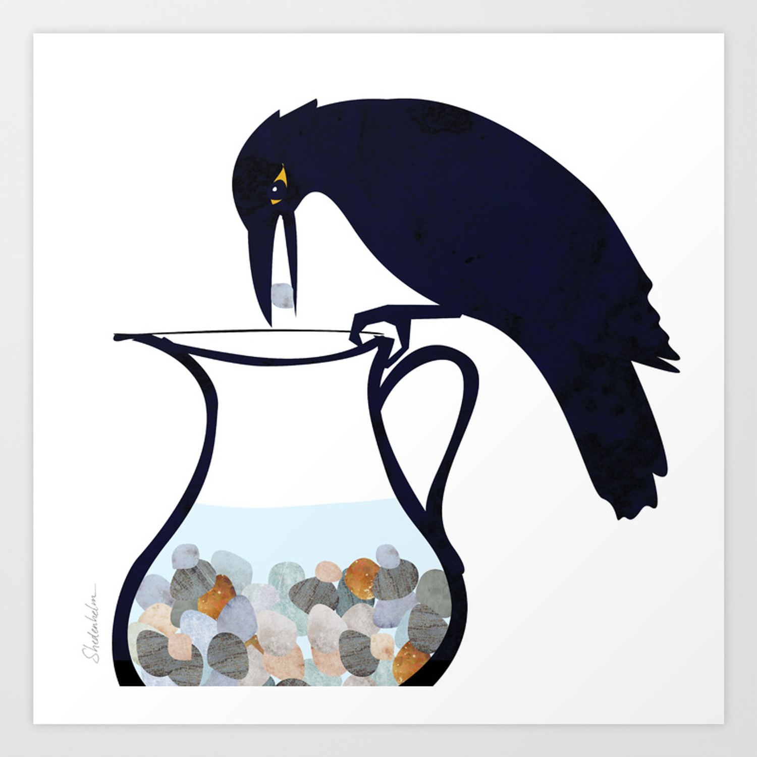 the crow and the pitcher